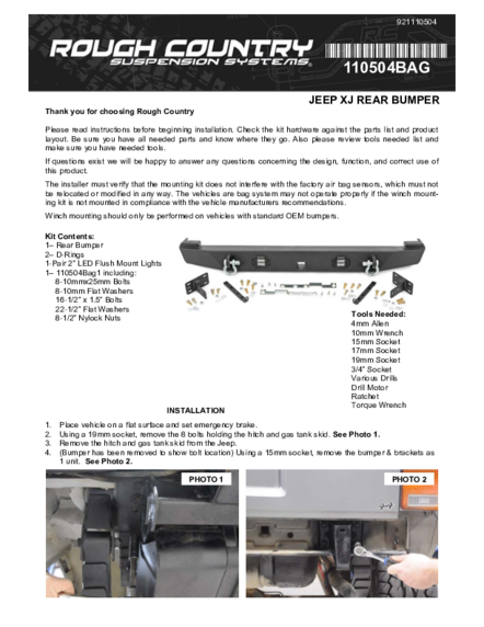 Installation Manual